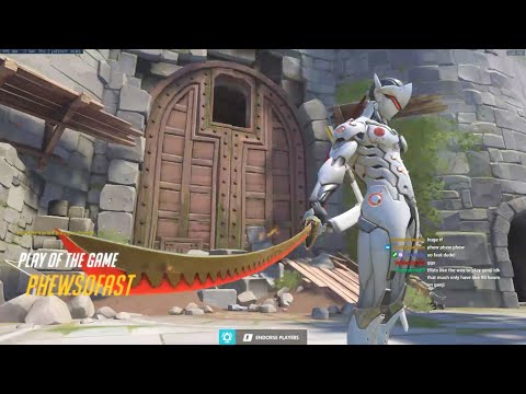 Overwatch Fastest Genji God Necros Showing His Sick Gameplay Skills