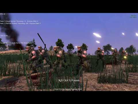 10 Chuck Norris Vs 250 WW2 German Soldiers Ultimate Epic Battle Simulator