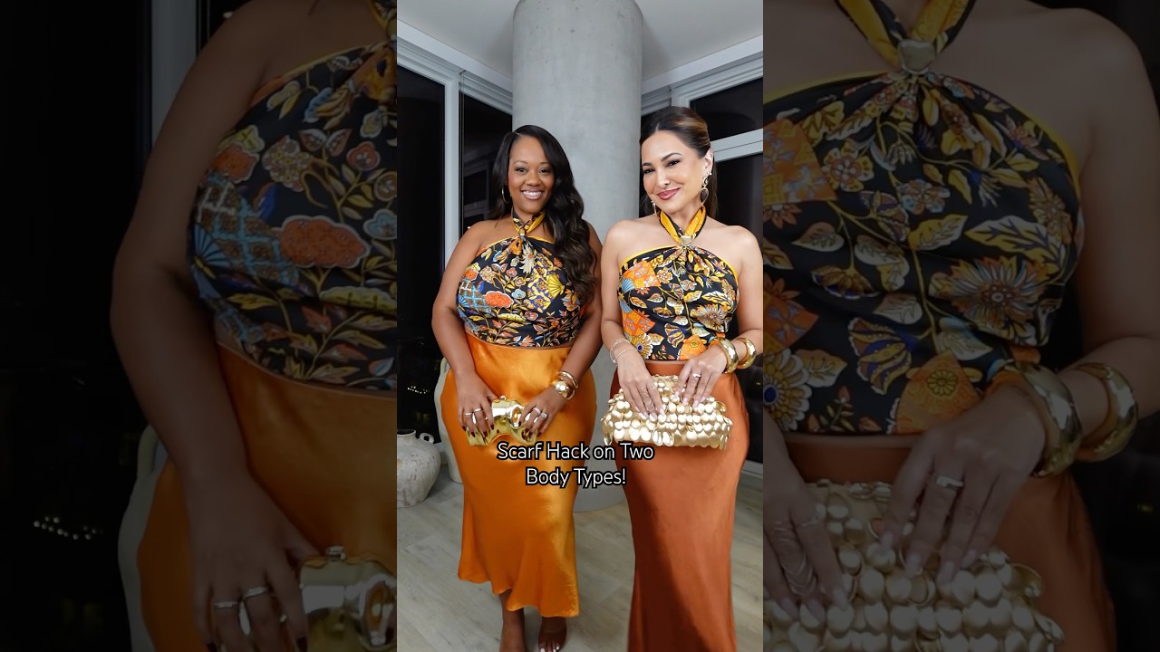 Scarf Top Hack | Luxury Fashion for All Sizes”