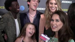 MR. MERCEDES Premiere - Maddie Dixon-Poirier & Nick Marini INTERVIEW video