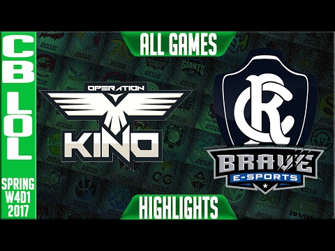 KINO vs REMO All Games - CBLoL W4D1 Spring 2017 - KINO vs REMO All Games