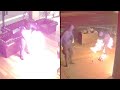 Arson Suspects Who Set Themselves On Fire