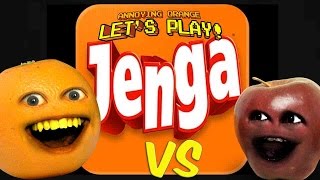 Annoying Orange - AO vs Midget Apple Plays: JENGA! Annoying Orange - AO vs Midget Apple Plays: JENGA!