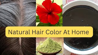 How To Make Natural Hair Dye At Home | Natural Hair Color At Home #whitehair #greyhair #mehandi