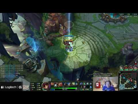 TheOddOne as Ziggs  Sona vs Xayah  Blizcrank Bot   S7 Ranked Gameplay patch 7.12