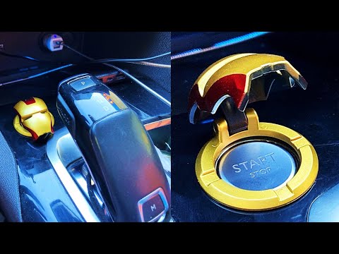 IronMan Start-Stop Launcher Button Cover for ICE and Electric Cars
