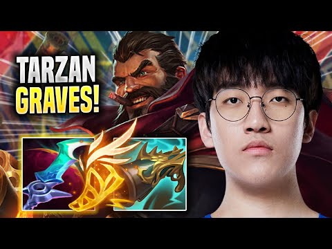 TARZAN IS READY FOR GRAVES! - LNG Tarzan Plays Graves JUNGLE vs Lee Sin! | Season 2022