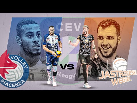The Clash of Volleyball Titans in CL QF Jastrzebski Węgiel vs. Piacenza | Highlights of 2 Matches
