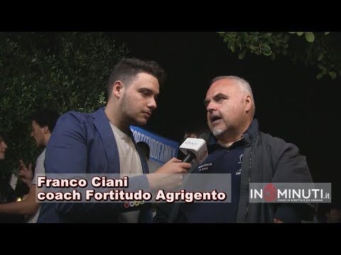 Franco Ciani, coach FORTITUDO AGRIGENTO commenta la stagione appena conclusa