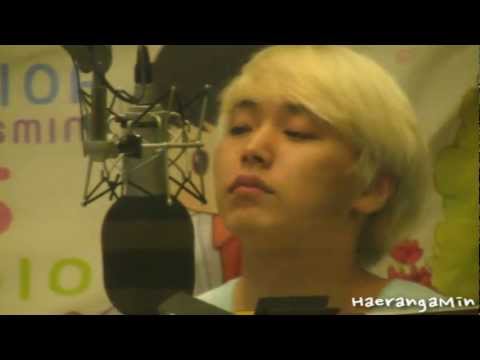 [Fancam] 120820 Sukira Sungmin - 배꼽인사 하는 밍DJ~^^