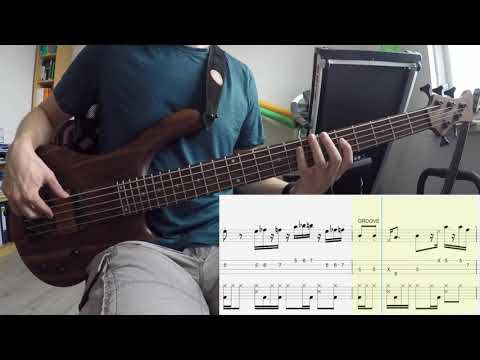 GrooveCell - Bass & Drum Grooves - hiphop_0006 (Video + Score) - 98 bpm - 4/4