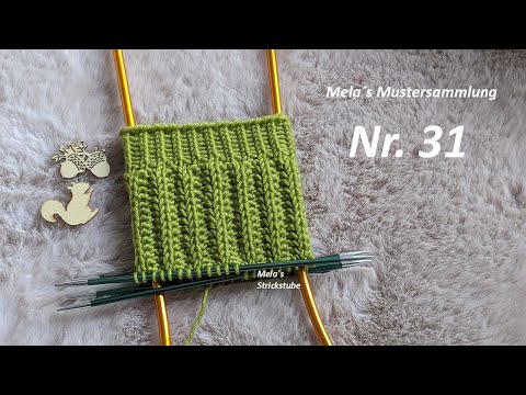 Sockenmuster Nr. 31 - Muster in Runden stricken / knitting sock pattern