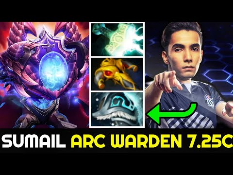 SUMAIL New Meta Arc Warden with Shiva's Guard - 100% Counter Build 7.25 Dota 2