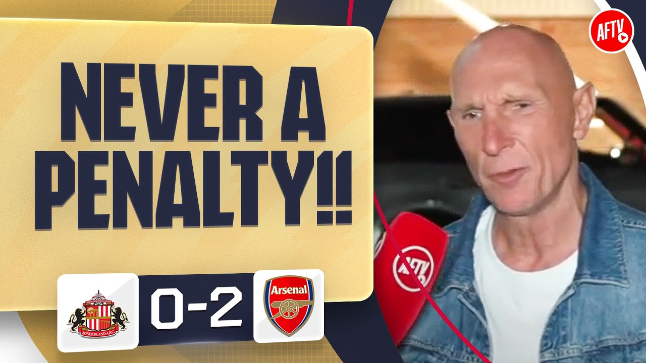 Never A Penalty 😡 (Lee Judges Is Not Happy) | Sunderland 0-2 Arsenal