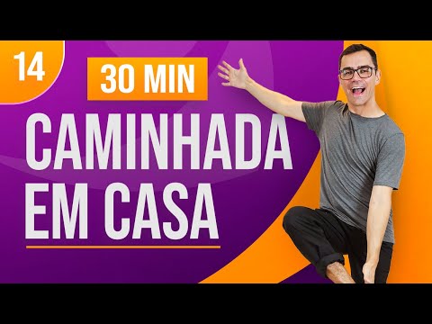 🌟 CAMINHADA EM CASA 14 | Acabe com a BARRIGA | Exercícios sem impacto para pochete | Aurélio Alfieri