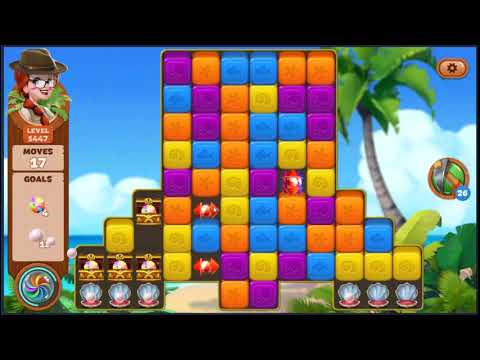 Lost Island Blast Adventure Level 1447 - NO BOOSTERS 🏝️ | SKILLGAMING ✔️