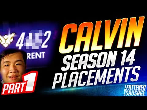AIMBOTCALVIN Season 14 Placements HIGHLIGHTS 𝗣𝗔𝗥𝗧 𝟭 | Overwatch