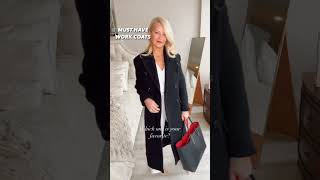 😍HOW TO ALWAYS LOOK STYLISH AND PUT TOGETHER | MUST HAVE WORK COATS #shorts #shortsvideo #workwear