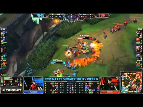 Ninja Diana Outplay Enemy eSports vs Team Dragon Knights 2015 NA LCS Summer W6D2