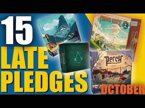 15 Late Pledges that Launched in the month of October.