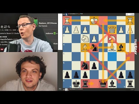 Streamer FIGHTS! GM Jan Gustafsson vs GM Hans Niemann