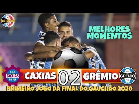 VITÓRIA DO GRÊMIO NO PRIMEIRO JOGO DA FINAL - Caxias 0x2 Grêmio - MELHORES MOMENTOS - GAUCHÃO 2020