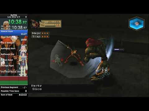Breath of Fire Dragon Quarter Low Dive 1/4 3:44 IGT WR as of August 27, 2018