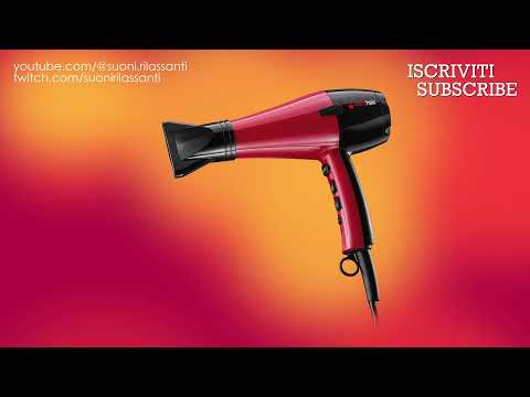 12 Hours of Red Hairdryer ASMR for Sleep and Relaxation