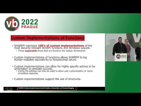SHAREM shellcode analysis framework with emulation, a disassembler, and timeless debugging VERONA La