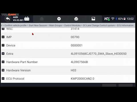 Effortless Audi Lane Change Assist Fix: YOUCANIC Scanner Troubleshooting Masterclass!