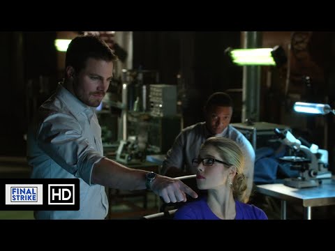 Oliver Queen Figures Out Malcolm Merlin's Plan Scene | Arrow 1x18