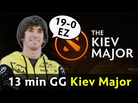 NaVi 13 min GG — Kiev Major 19-0 game