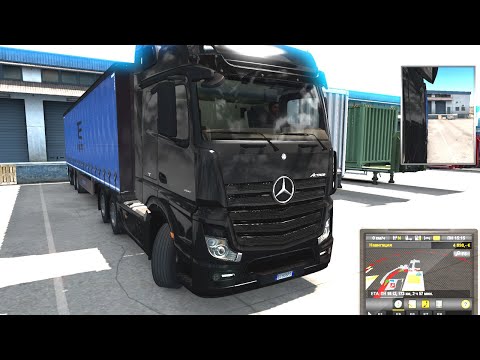 Mercedes New Actros, full speed - ETS 2 Beyond Baltic Sea, Messina - Catanzaro | gameplay, part 3