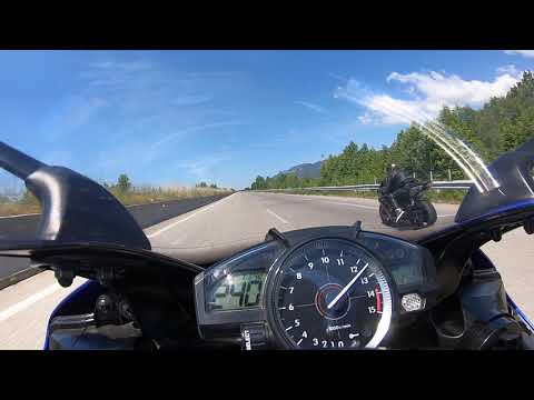 YAMAHA R1 2008 AND SUZUKI GSXR 1000 K6
