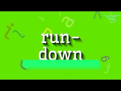 RUN-DOWN - HVERNIG Á AÐ BARA ÞAÐ? (RUN-DOWN - HOW TO PRONOUNCE IT?)