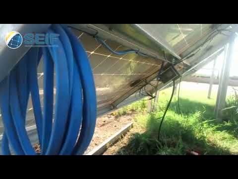 Bomba Sumergible Solar/Híbrida 220V Red/Grupo Electrógeno (Funcionando con Sol)