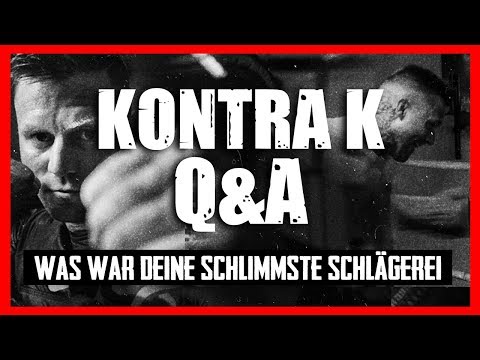 KONTRA K Q&A: WAS WAR DEINE SCHLIMMSTE SCHLÄGEREI? 4K