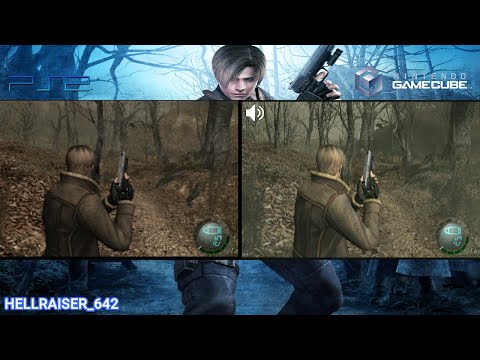 Resident Evil 4 PS2 vs GameCube - Side by Side Comparison