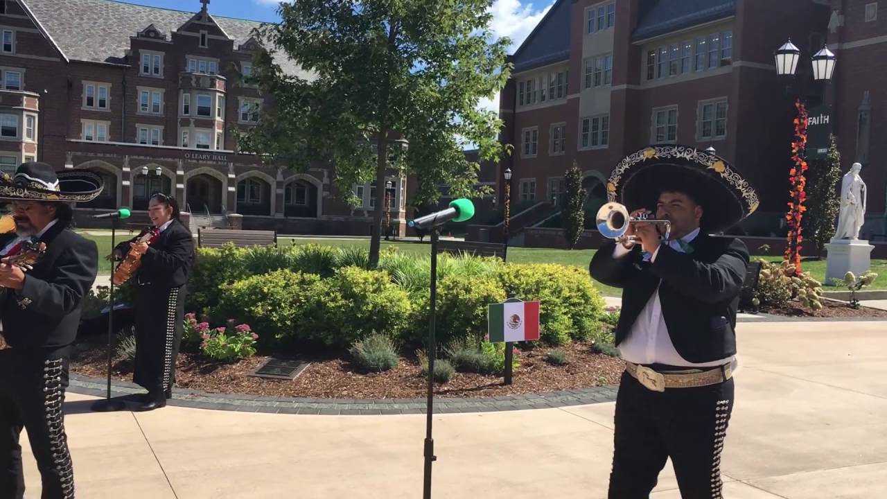 Mariachi Band on the Quad at Elms College