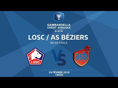 Coupe Gambardella-CA I 8es de finale - LOSC / AS Béziers