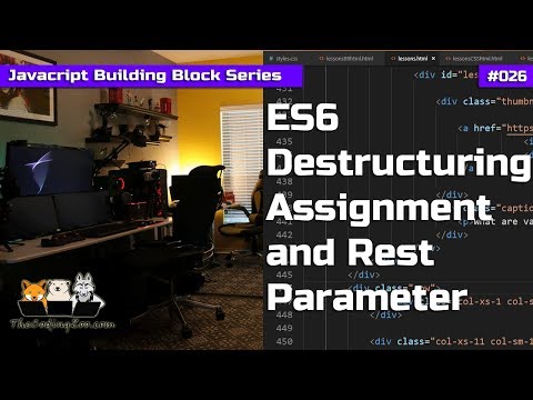 Javascript Destructuring And Rest Parameter Javascript Building Blocks 26