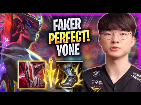 FAKER PERFECT GAME WITH YONE! - T1 Faker Plays Yone MID vs Yasuo! | Season 2023