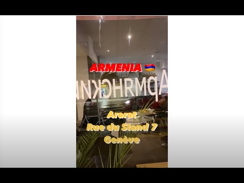 Armênia 🇦🇲 Café-Restaurante Ararat, Rue du Stand 7, Genève