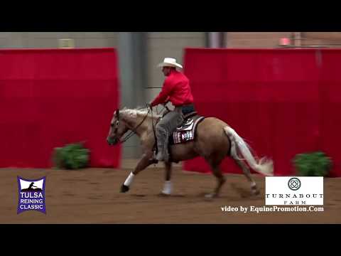 Shining My Chrome ridden by Garth Hystad  - 2016 Tulsa Reining Classic (NP Futurity)