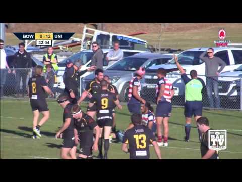 2017 IDRU Round 16 1st Grade Highlights - Bowral Vs University