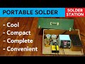 Portable Solder Station Traveling Electronic Tool Box