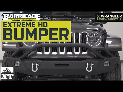 Jeep Wrangler JL Barricade Extreme HD Front Bumper (2018) Review & Install