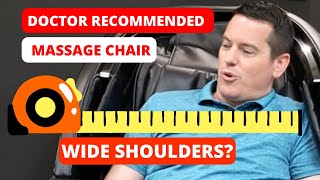 Kyota Kansha M878 Massage Chair - Wide Shoulders? No problem!