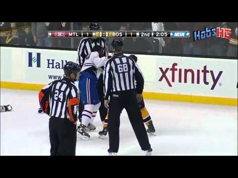 PK Subban Vs Brad Marchand - 27/10/2011