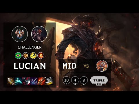 Lucian Mid vs Qiyana - BR Challenger Patch 10.19